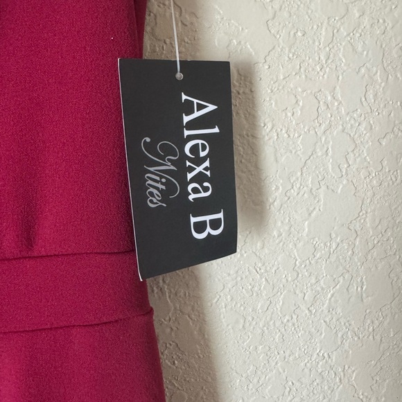 Alexia B Strapless Wine Dress - Picture 8 of 12